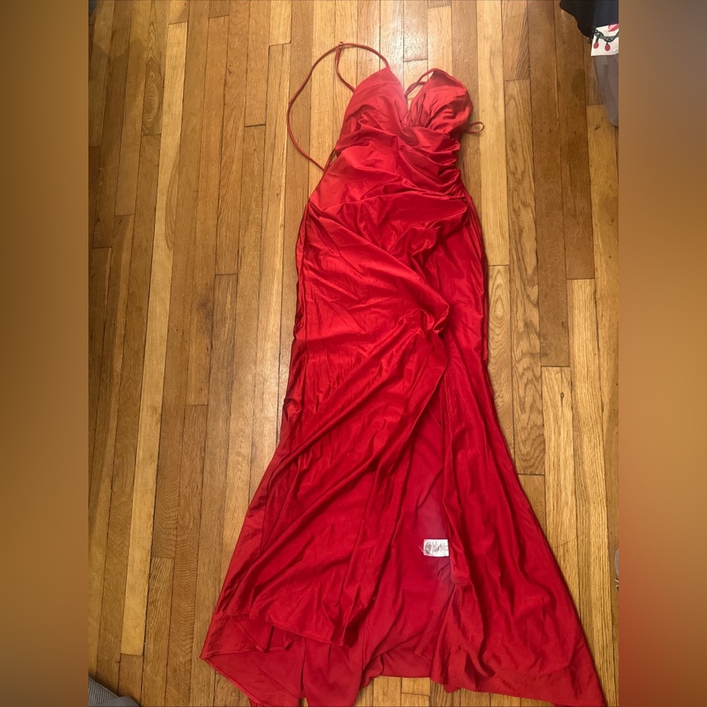 Xscape Long red dress (prom) size 10